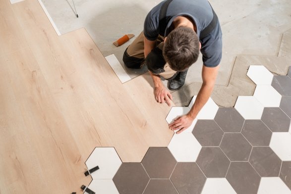 Flooring installation services in Shelton